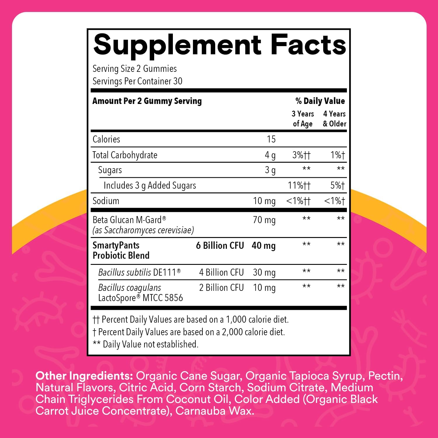 Kids Probiotic & Prebiotic Gummies for Digestive Health, Grape, 30 Count (30 Day Supply)