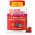Kids Probiotic & Prebiotic Gummies for Digestive Health, Grape, 30 Count (30 Day Supply)