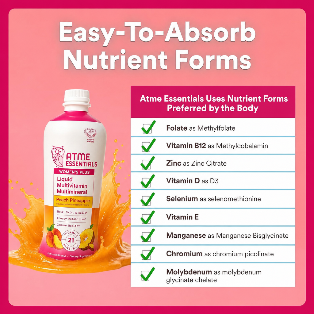 Zero Sugar Liquid Multivitamin Multimineral for Kids, Peach Pineapple Flavor, 32 Oz (31 Servings)